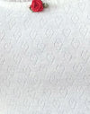 Pointelle Elfenbein mit Rüschenbesatz