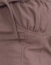 Leinen Tief Taupe