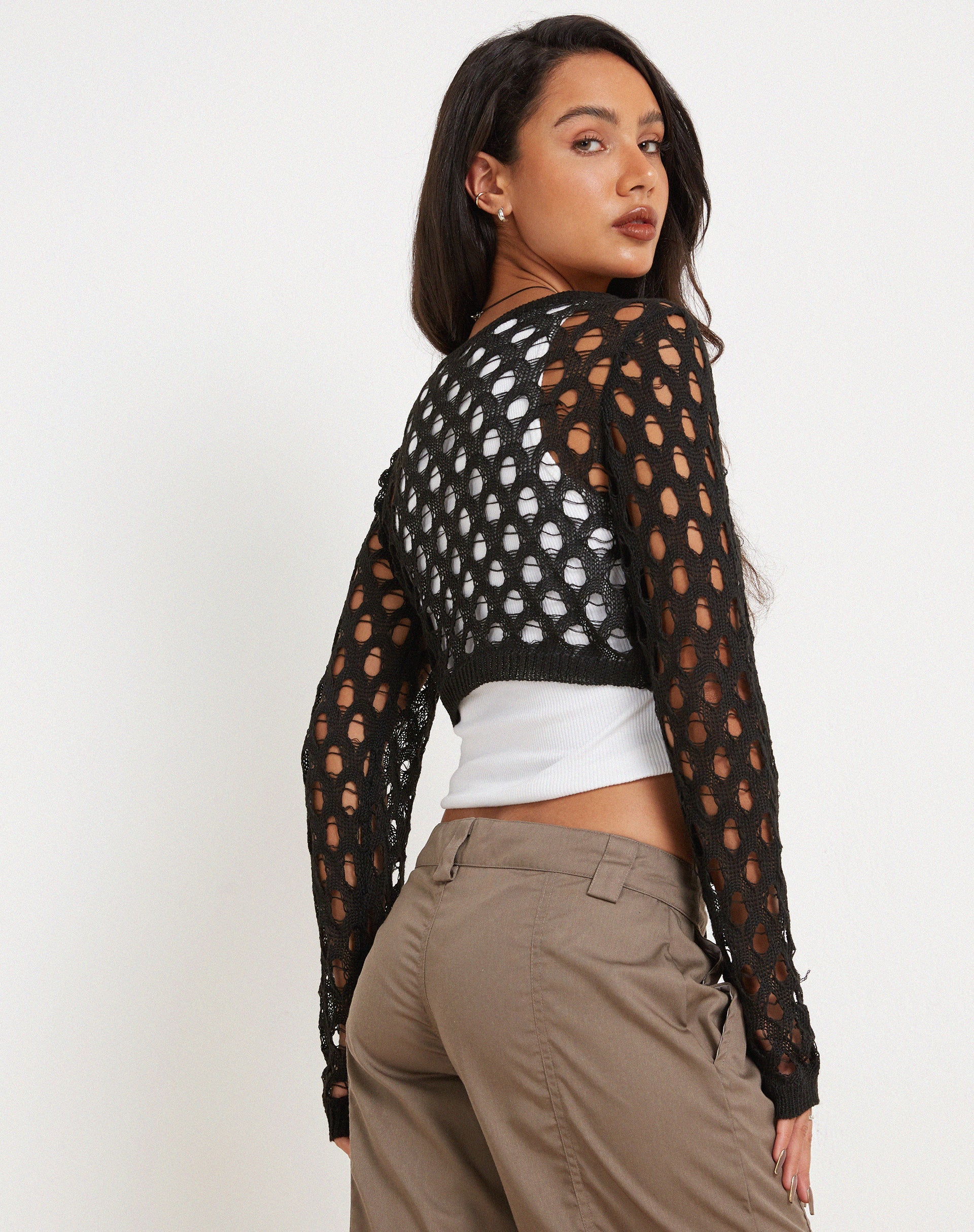 Bild von Kansaya Crop Top in Schwarz