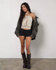 Bild von Karise Plunge Top in Cupro Hafermilch
