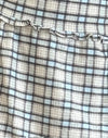 pastellblauer Tartan