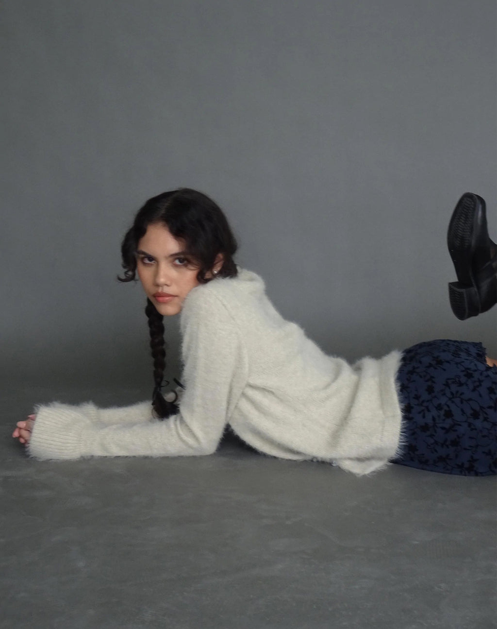 Kazka Strickjacke in London Fog