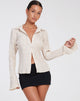 Bild von Keani Shirt in Crinkle Beige