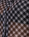 Diagonaler Hundezahn Schwarz und Tan