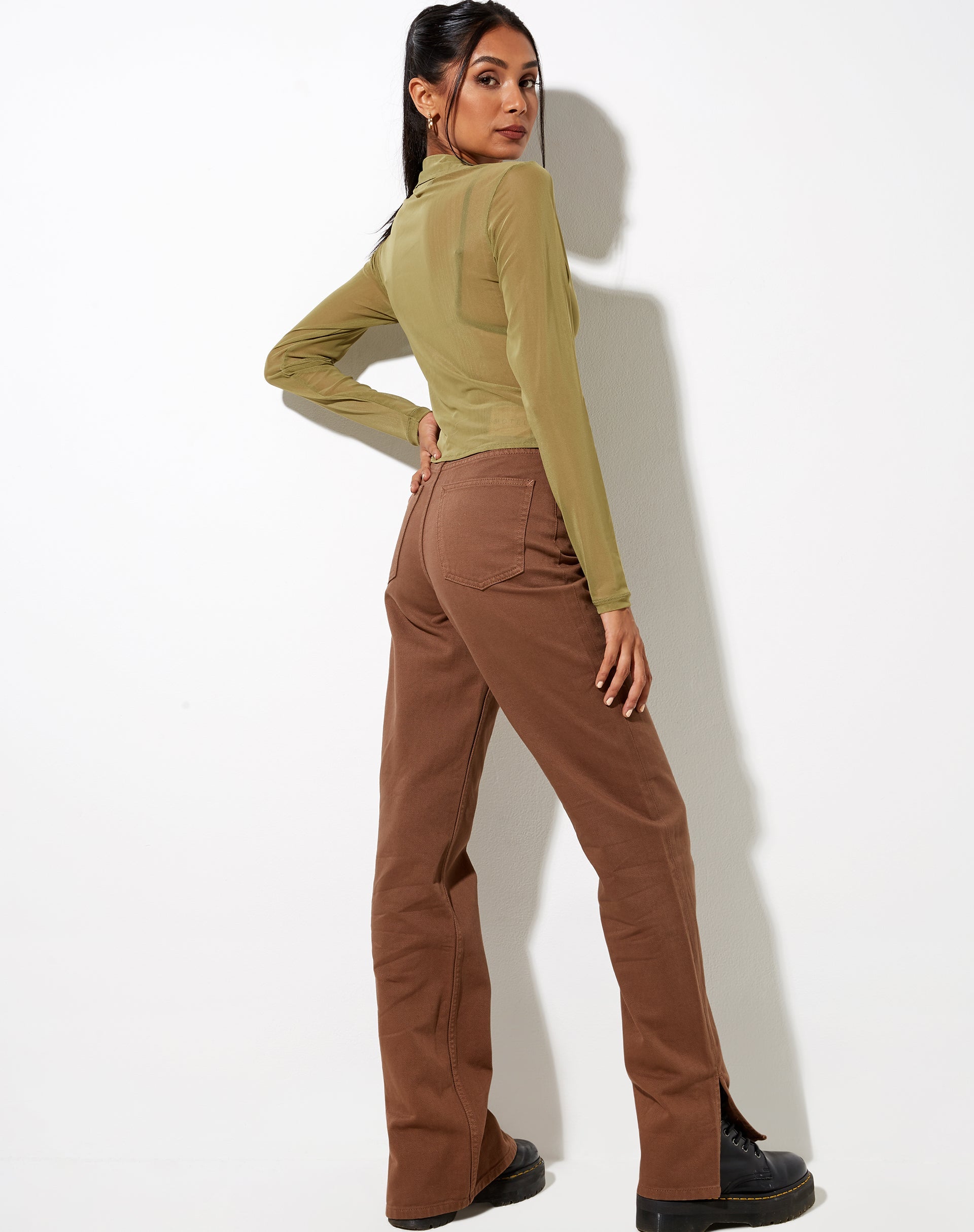 Image von Kelly Shirt in Mesh Olive