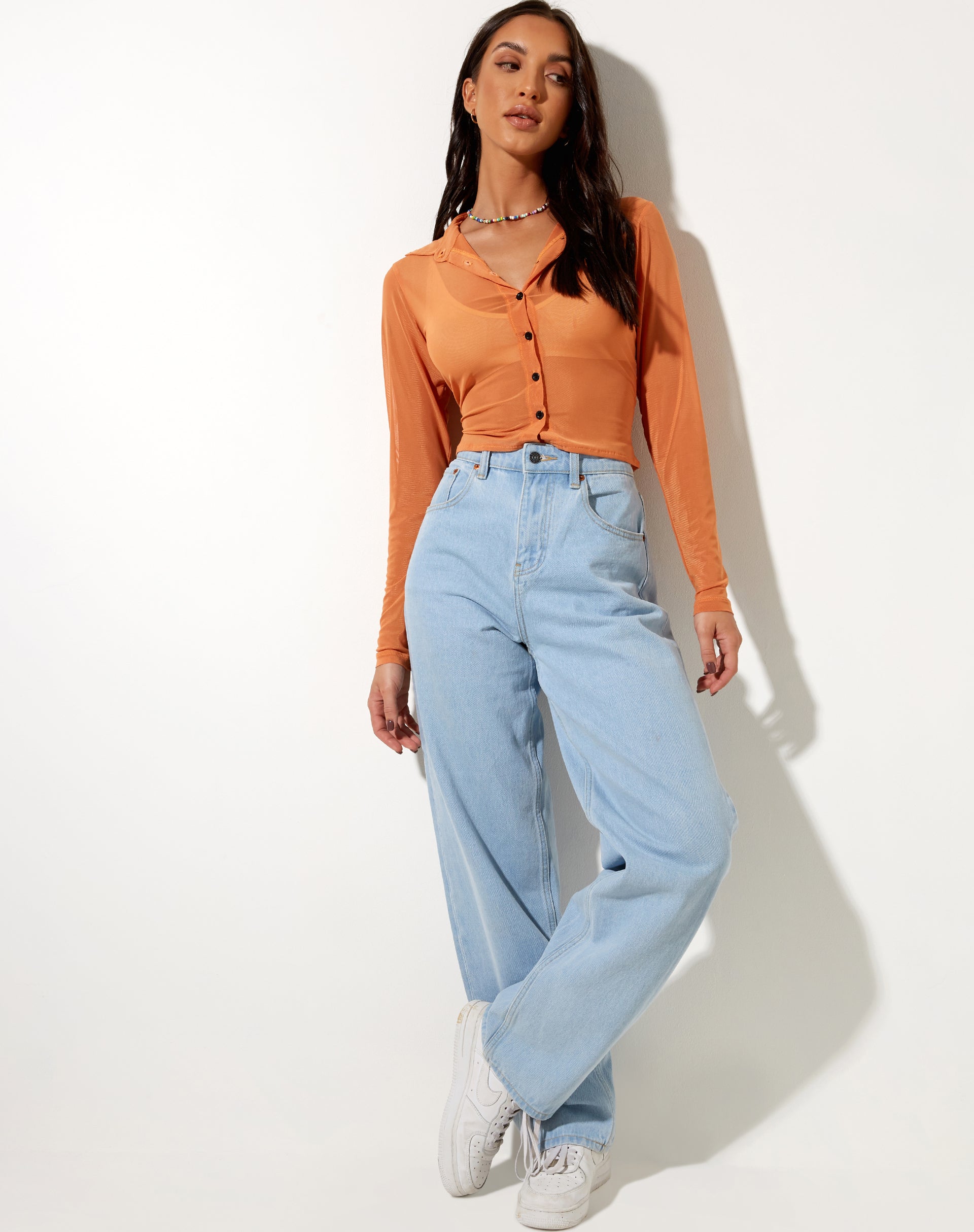 Image von Kelly Shirt in Mesh Orange