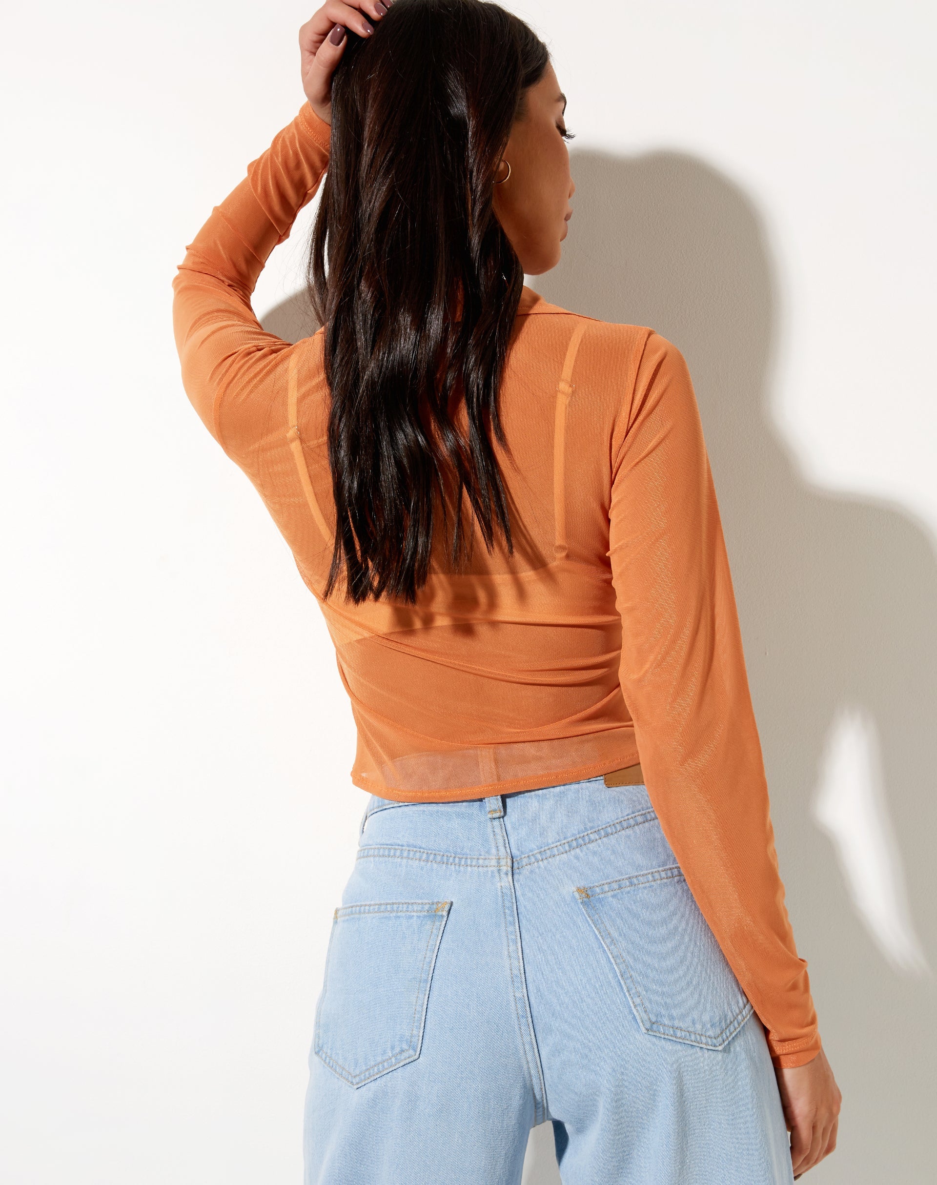 Image von Kelly Shirt in Mesh Orange