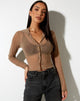 Image von Kelly Shirt in Mesh Taupe