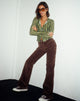 Image von Bootleg Jeans in Cord Rich Brown