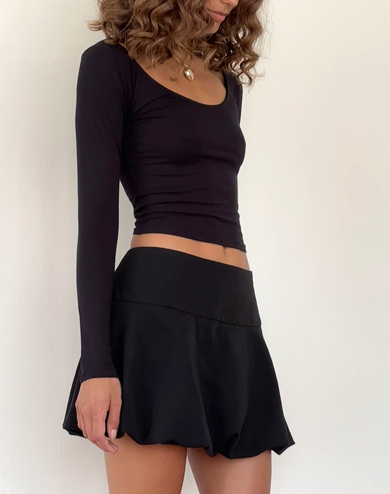 Bild von Keshi Puff Ball Mini Rock in Schwarz