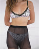 Bild von Kia BH in Pink Micro Lips Schwarz