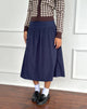 Bild von Kiranila Midirock aus Baby Cord Tinte Blau