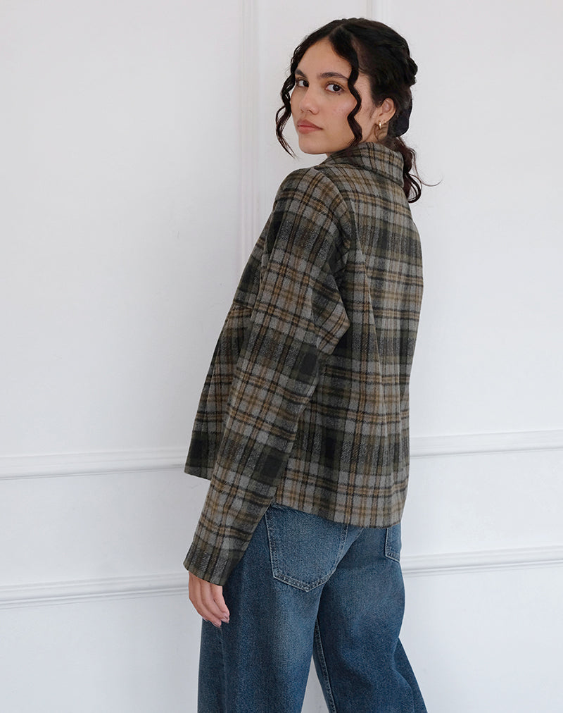 Image of Kisaki Swing Coat in Karo Gelb