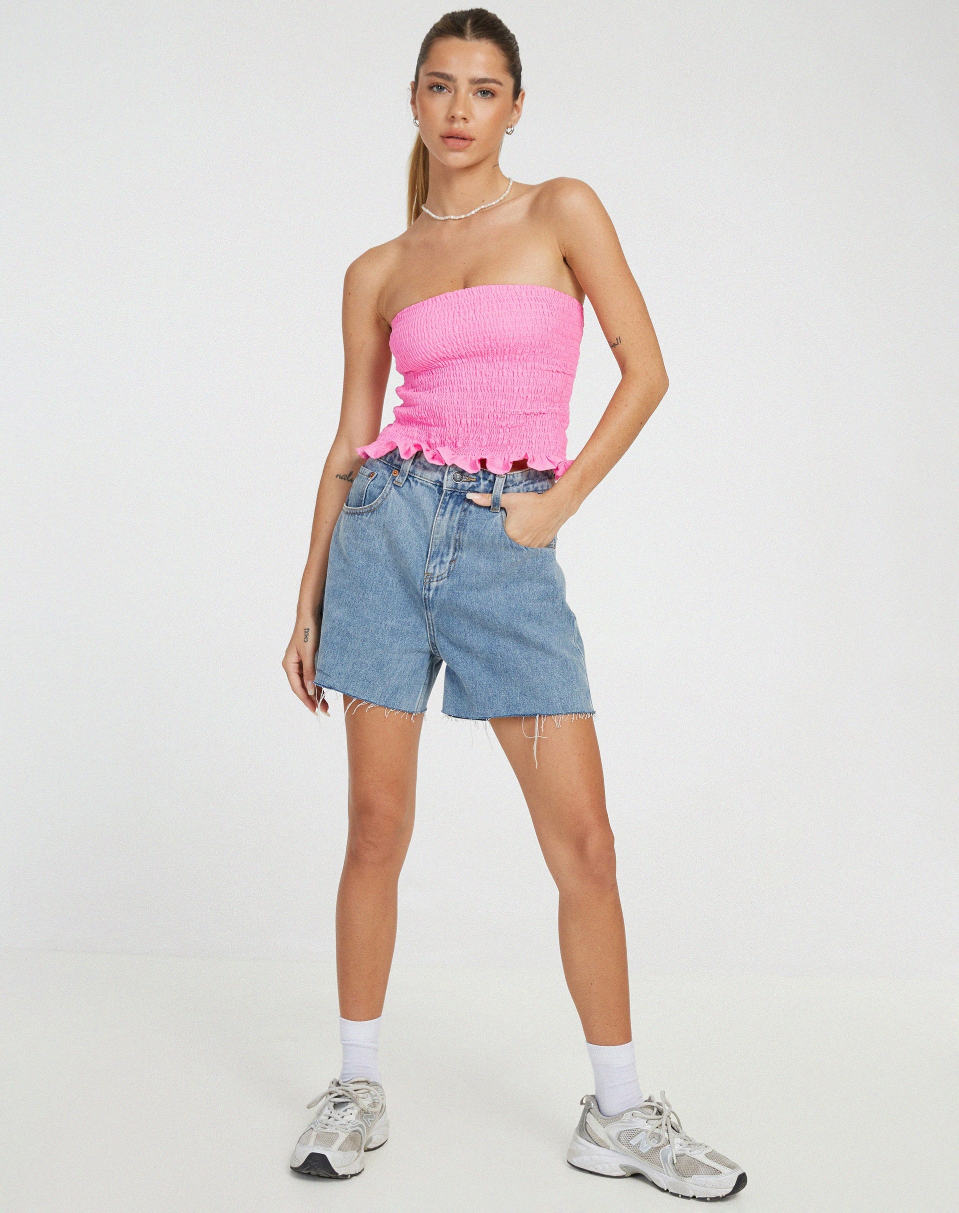 Bild von Kiyo Bandeau Top in Bubblegum