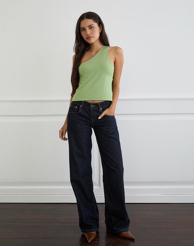 Image of Klazari Top aus Jersey Salbei Grün