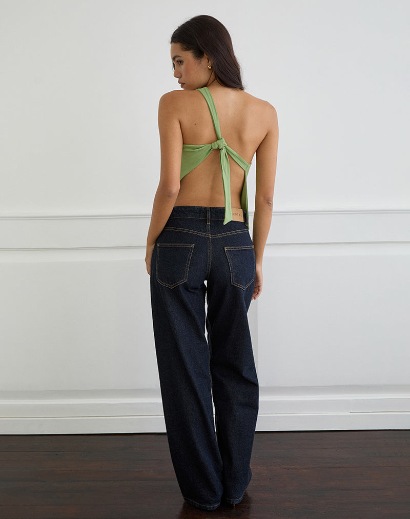 Image of Klazari Top aus Jersey Salbei Grün