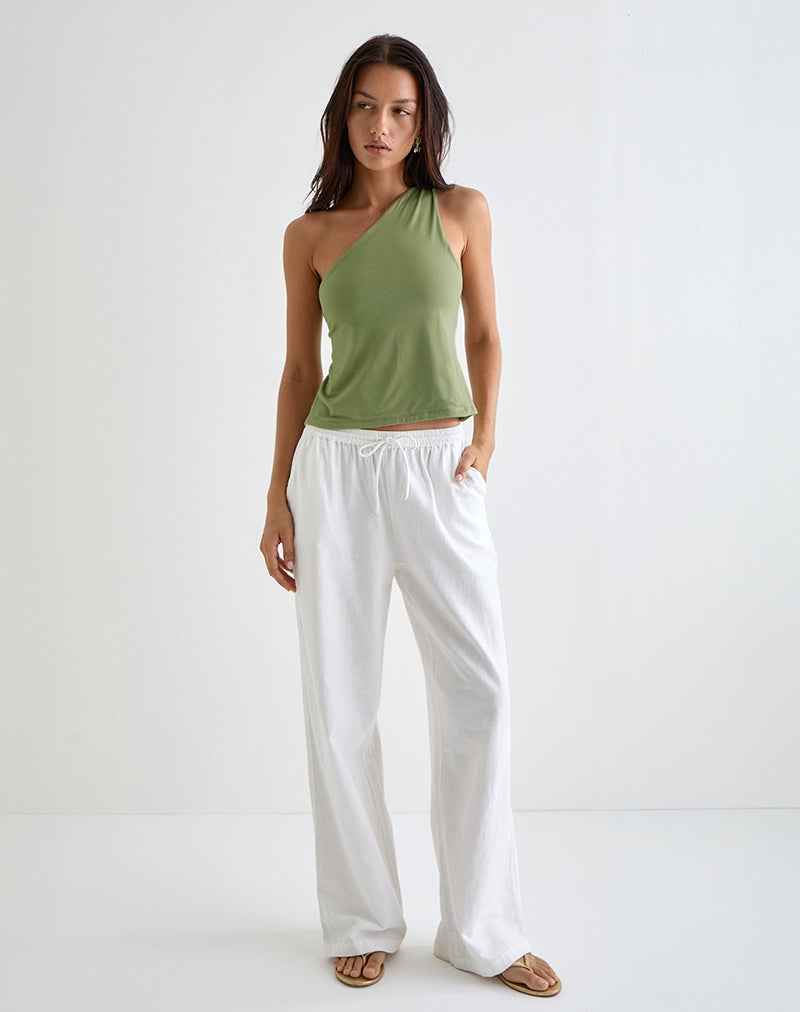 Image of Klazari Top aus Jersey Salbei Grün