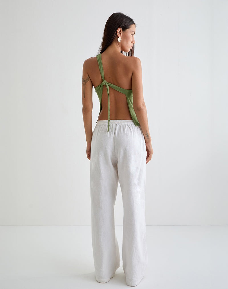 Image of Klazari Top aus Jersey Salbei Grün