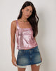 Bild von Kosile Cami Top in Pailletten-Rosa