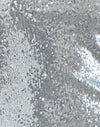 Mini Pailletten Silber Chrom