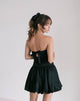Bild von Krayofa Puffball Mini Dress in Schwarz