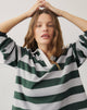 Image of Kumara Rugby Shirt in Grün, Khaki und Weiß