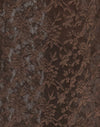 Jacquard-Strick Dunkelbraun