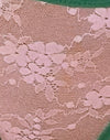 Rosa Masche mit grüner Bindung