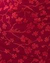 Roter Grunge-Blumenflock