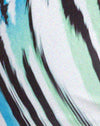 Verzogenes Zebra Blau