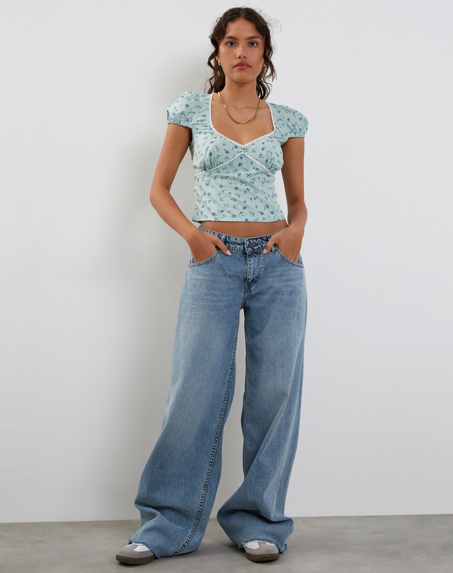 Image von Laz Top in Pretty Petal Green