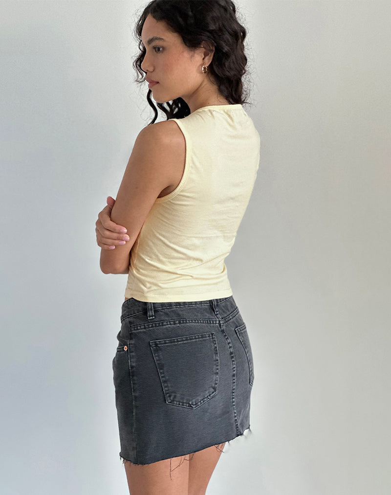 Bild von Leen Tank Top in Buttermilch-Orangen