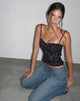Bild von Leif Cami Top in Schwarz Pretty Petal