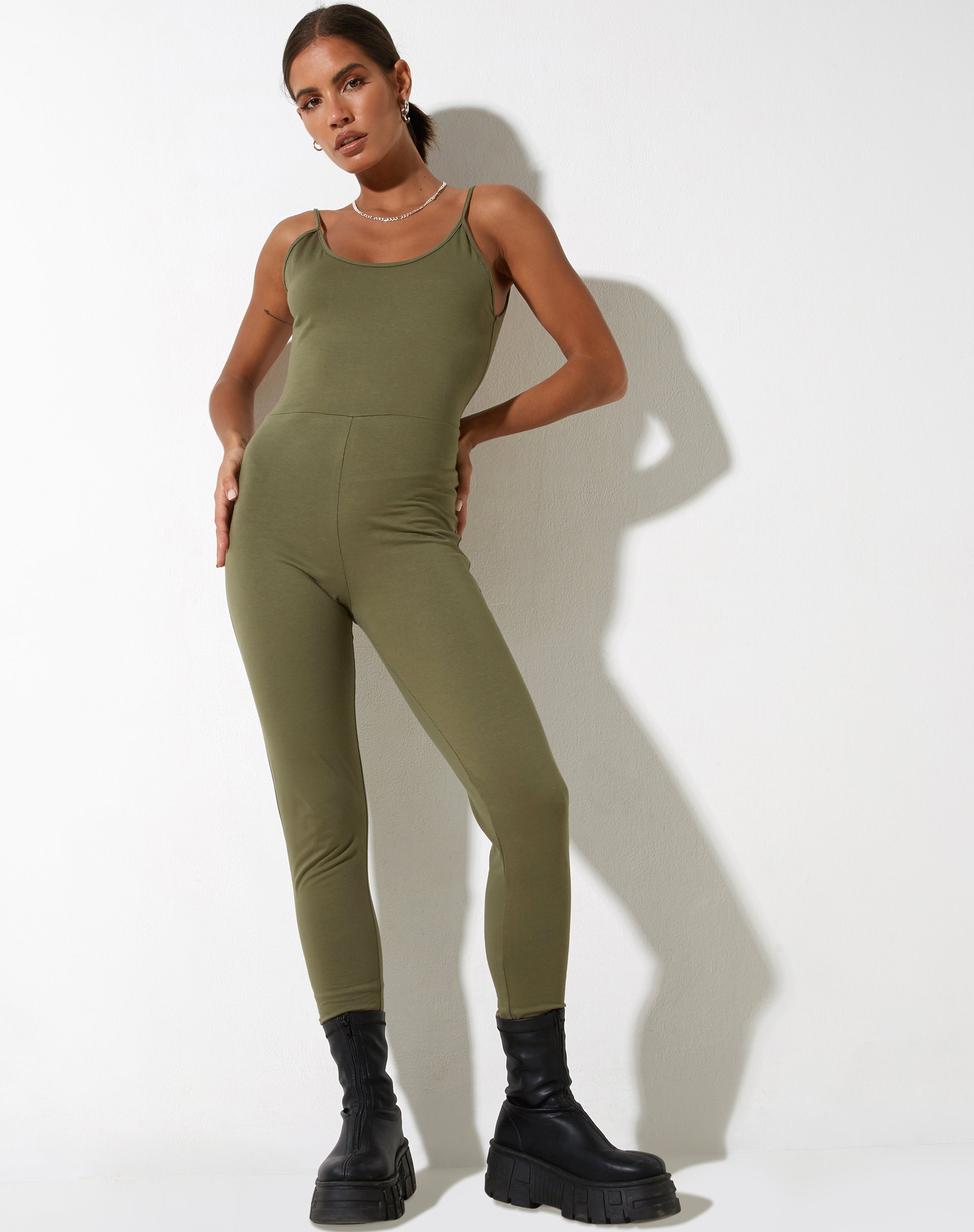Bild von Leola Unitard in Grape Leaf