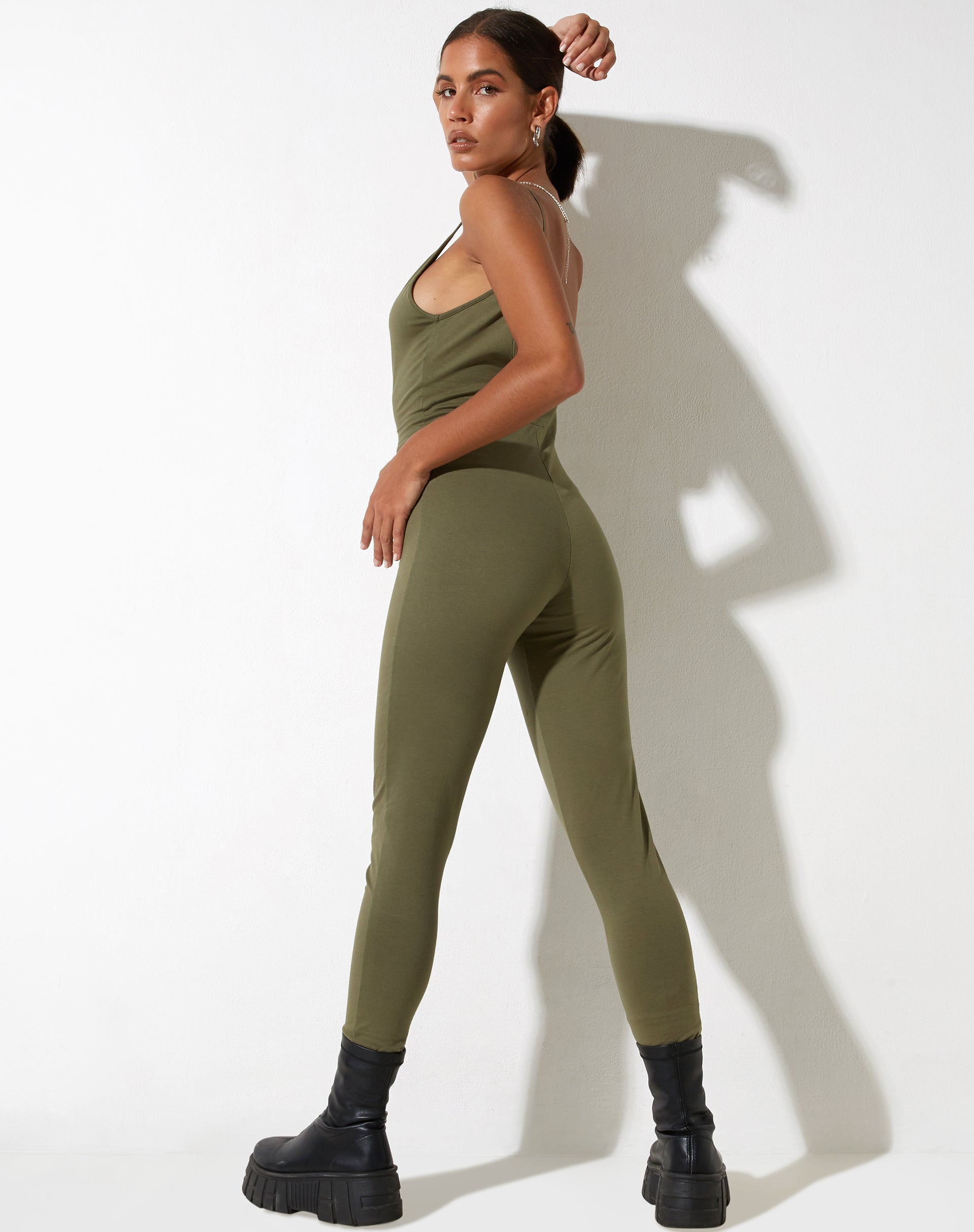 Bild von Leola Unitard in Grape Leaf