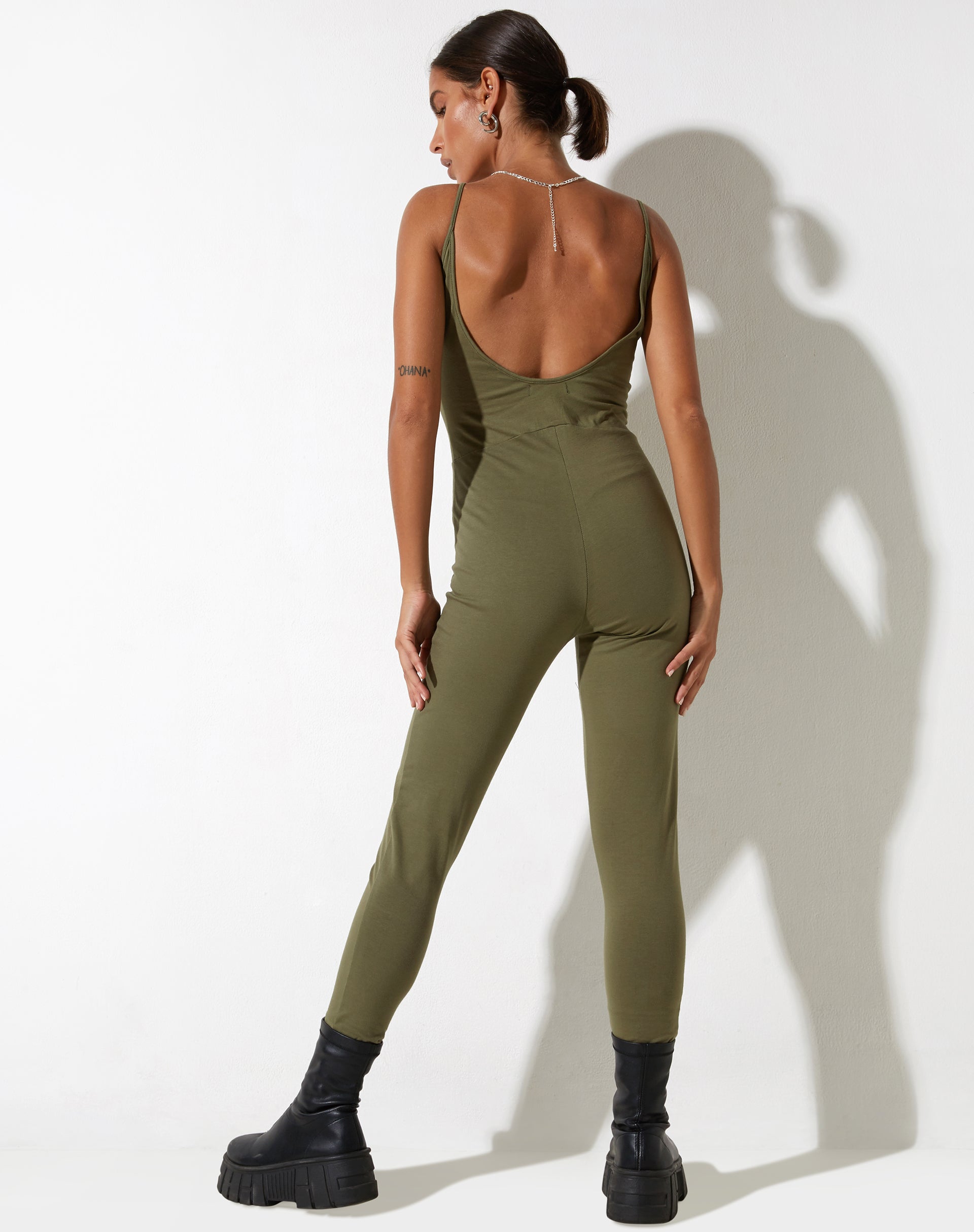 Bild von Leola Unitard in Grape Leaf