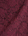  Spitze Burgund mit rosa Bindung