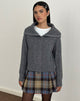 Bild von Lilena Zip Pullover in Knit Dark Shadow