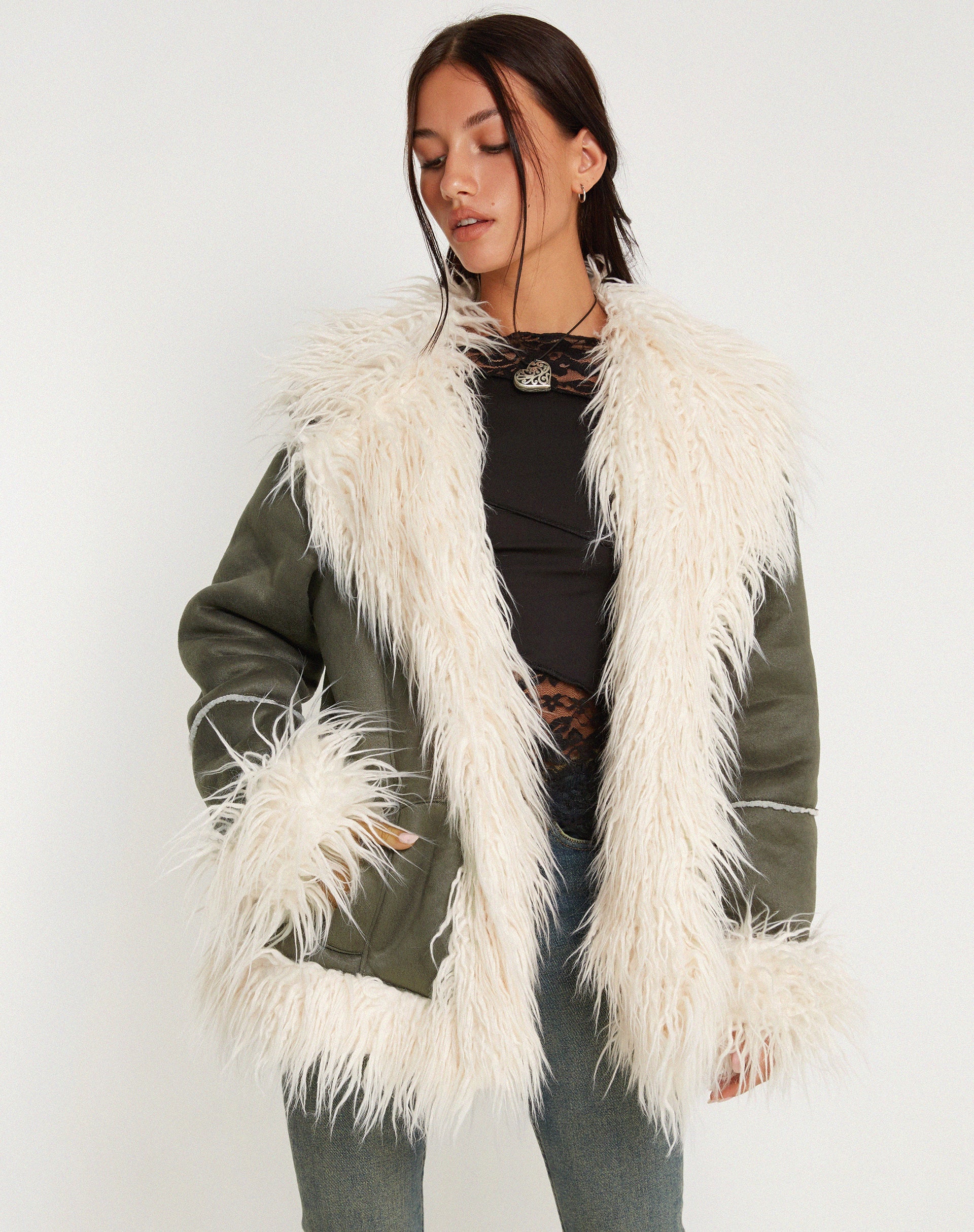 Abbildung des Limin Coat in Forest Green