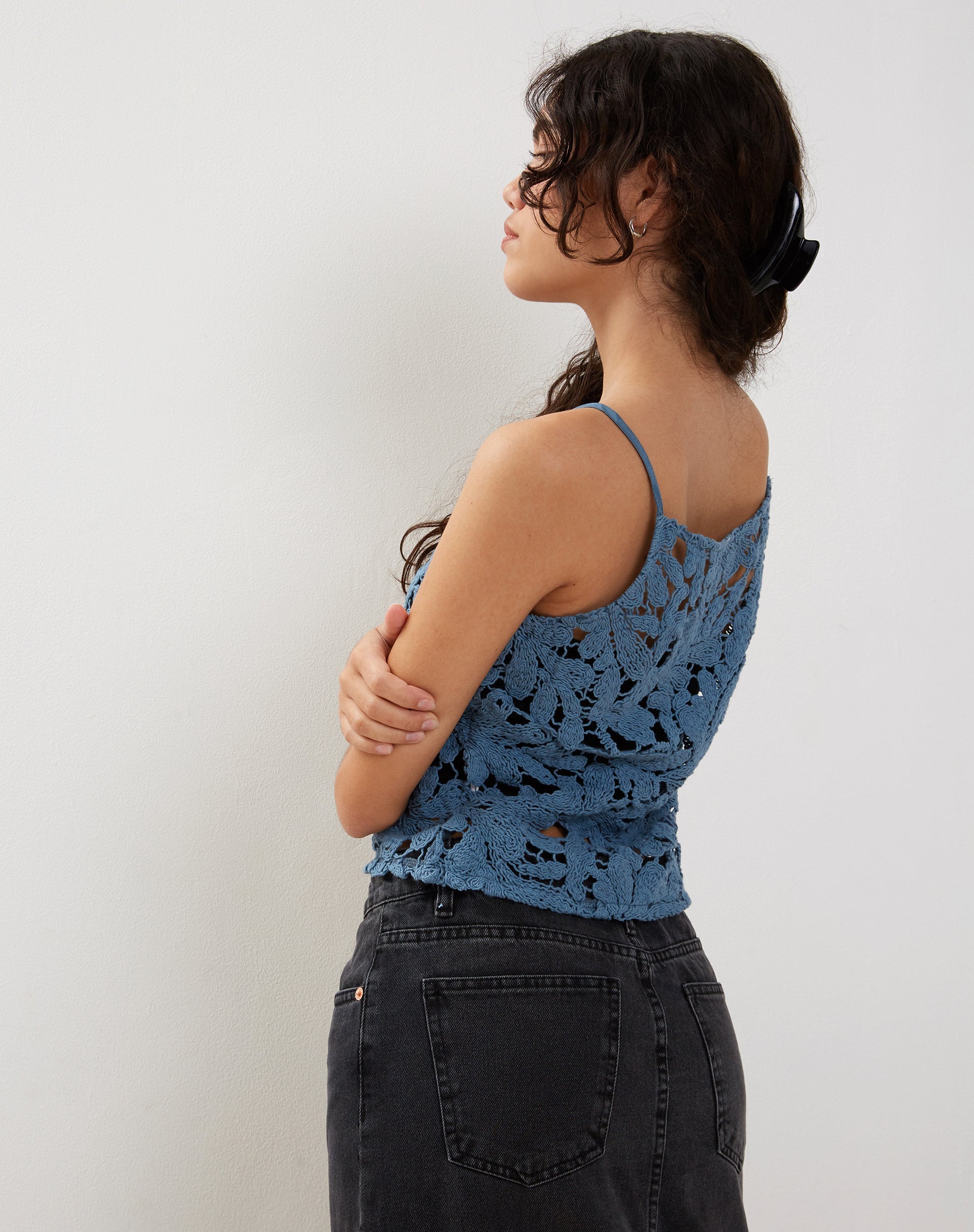 Bild von Limu Crochet Top in Moonlight Blue