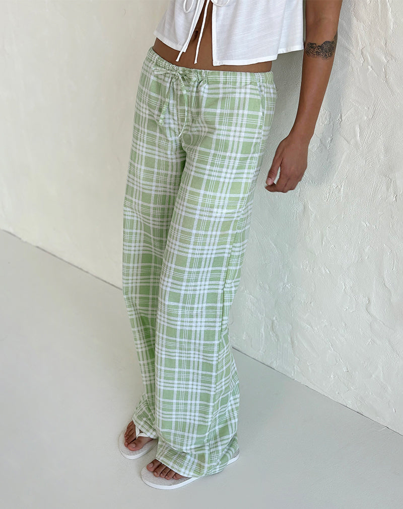 Image of Lirura Hose aus Tischtuch Neo Mint