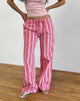 Abbildung der Lirura Hose in Vertical Red Stripe