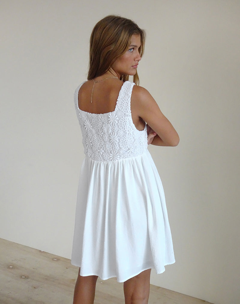 Bild von Liselotte Minikleid in Elfenbein