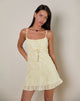 Bild von Liuka Mini Dress in Smudge Floral Sand