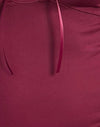 Slinky Jersey Burgund mit Spitze