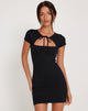 Image of Lovella Minikleid in Schwarz