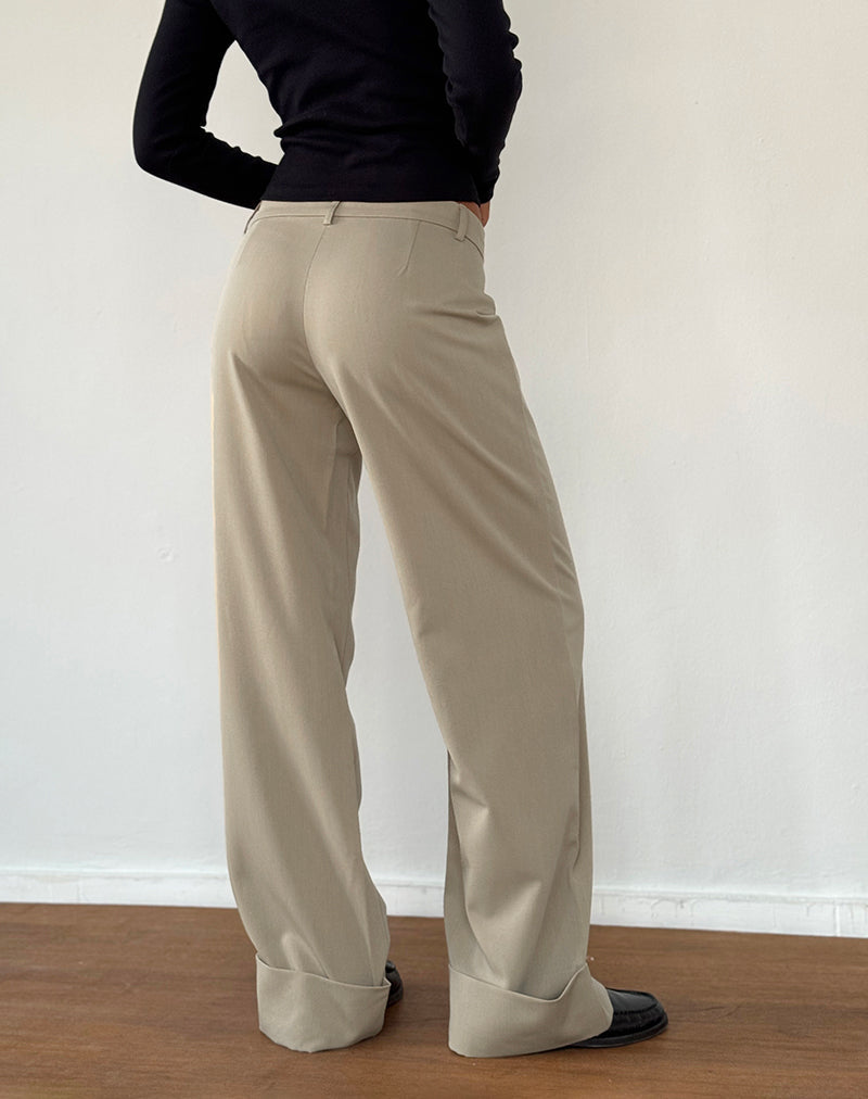 Image der Abba Low Rise Hose in Stone