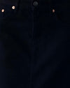 Vintage Schwarz Low Rise