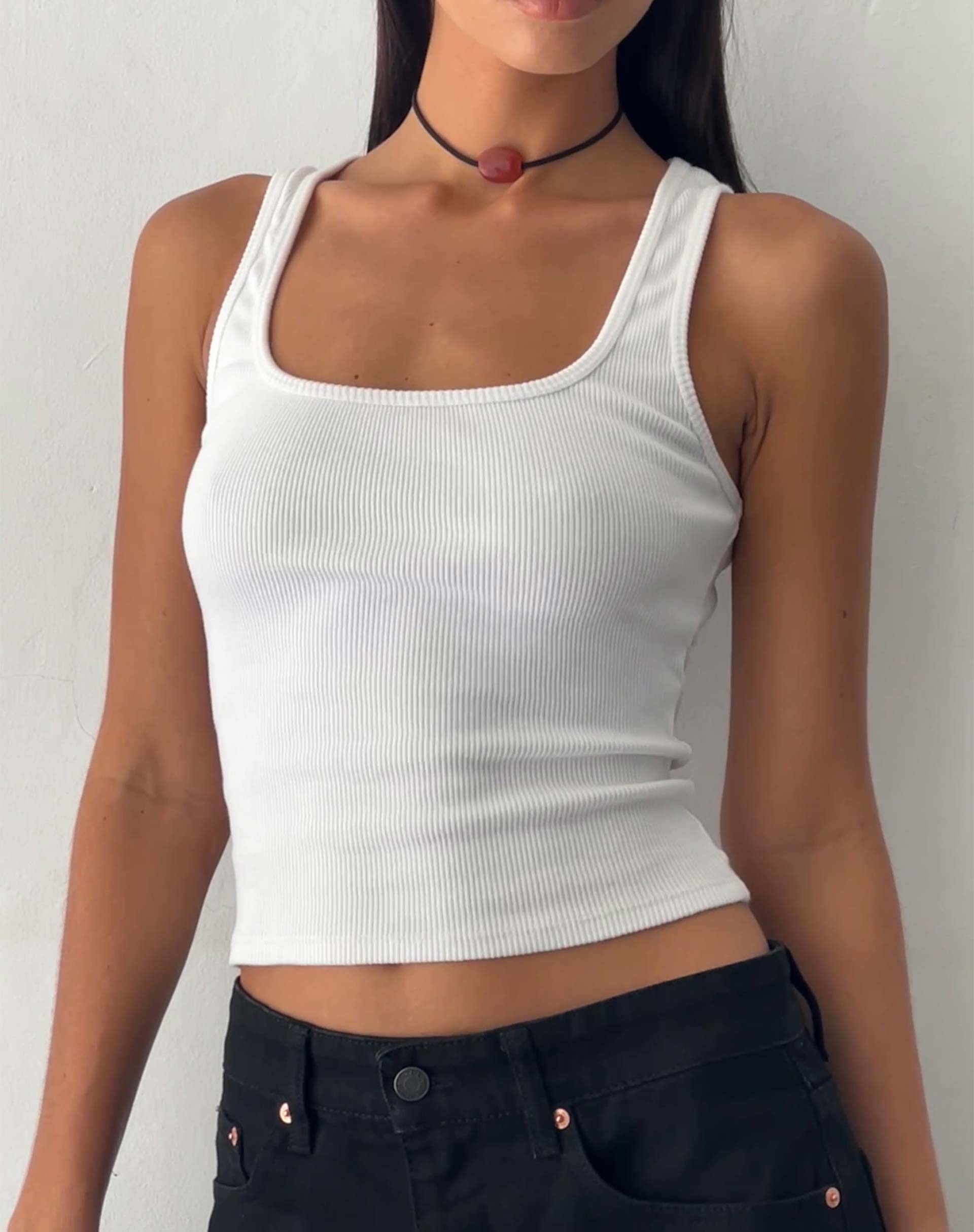 Abbildung von Roxe Vest Top in Weiß