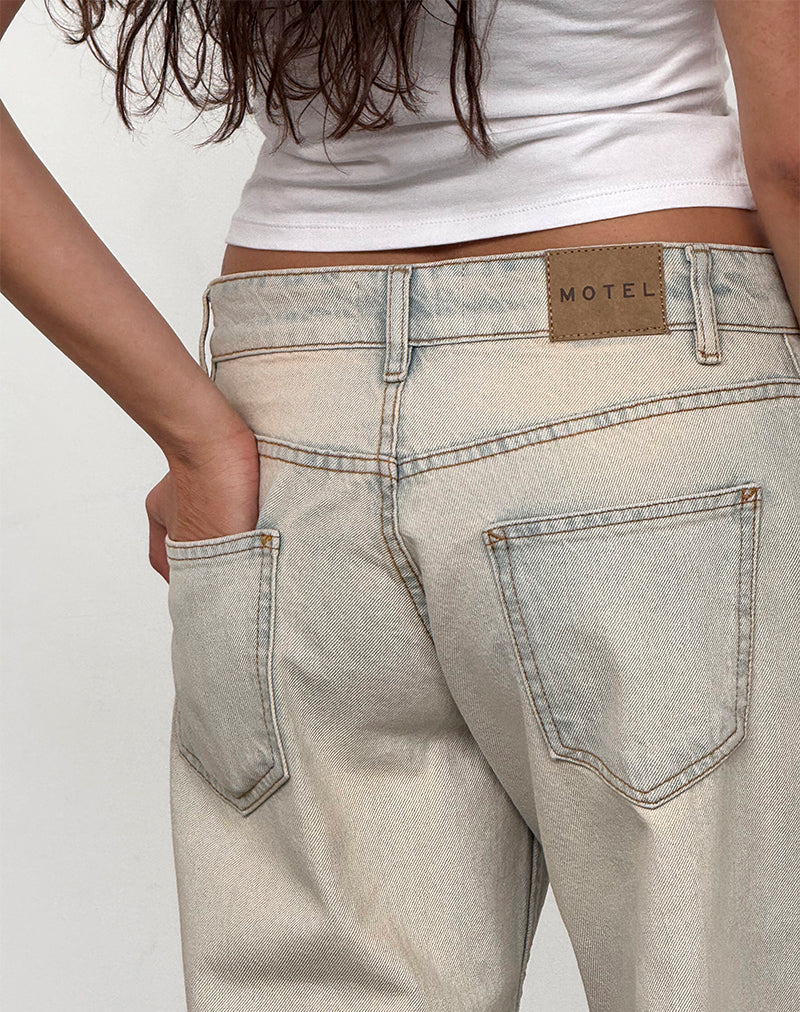 Bild von Low Rise Parallel Jeans In Arctic Blue